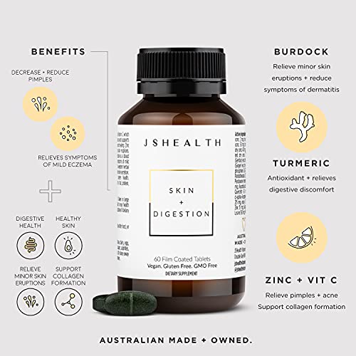 JSHealth Vitamins Digestion Support Bundle - Includes Detox + Debloat Liver Health Formula & Skin + Digestion Supplements - Thumbnail 3
