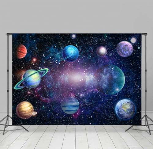 Fondo fotografía Algasan espacio exterior galaxia 59.1x35.4" miniatura 6