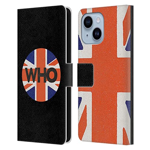 The Who UJ Cercle 2019 étui portefeuille cuir iPhone 14 Plus anti-choc