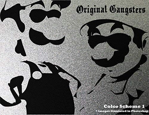 Mario and Luigi OG Stencil Spray Painting Metal Art