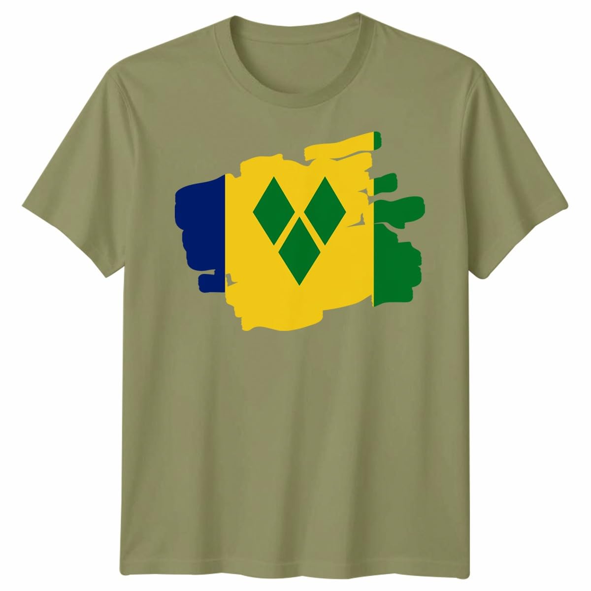 D&T Torn Saint Vincent and Grenadines Flag Football Unisex Tshirt Unisex 3XL
