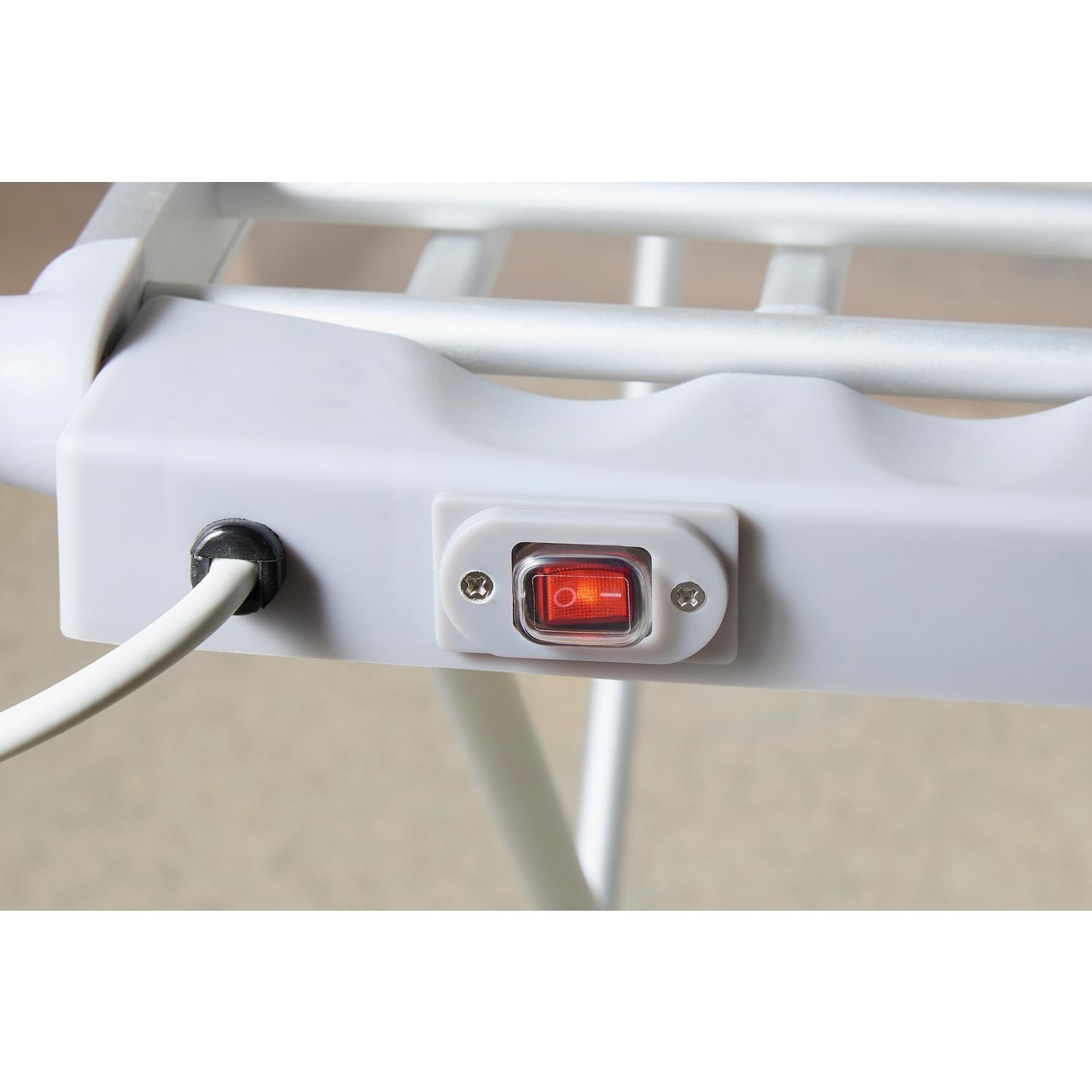 3 Pagen® elektrisch beheizbarer Wäscheständer – zusammenklappbar – schnelles Trocknen bei 55°C – mit 18 Heizstäben - ideal für kleine Wohnungen – Leistung: 230 W
