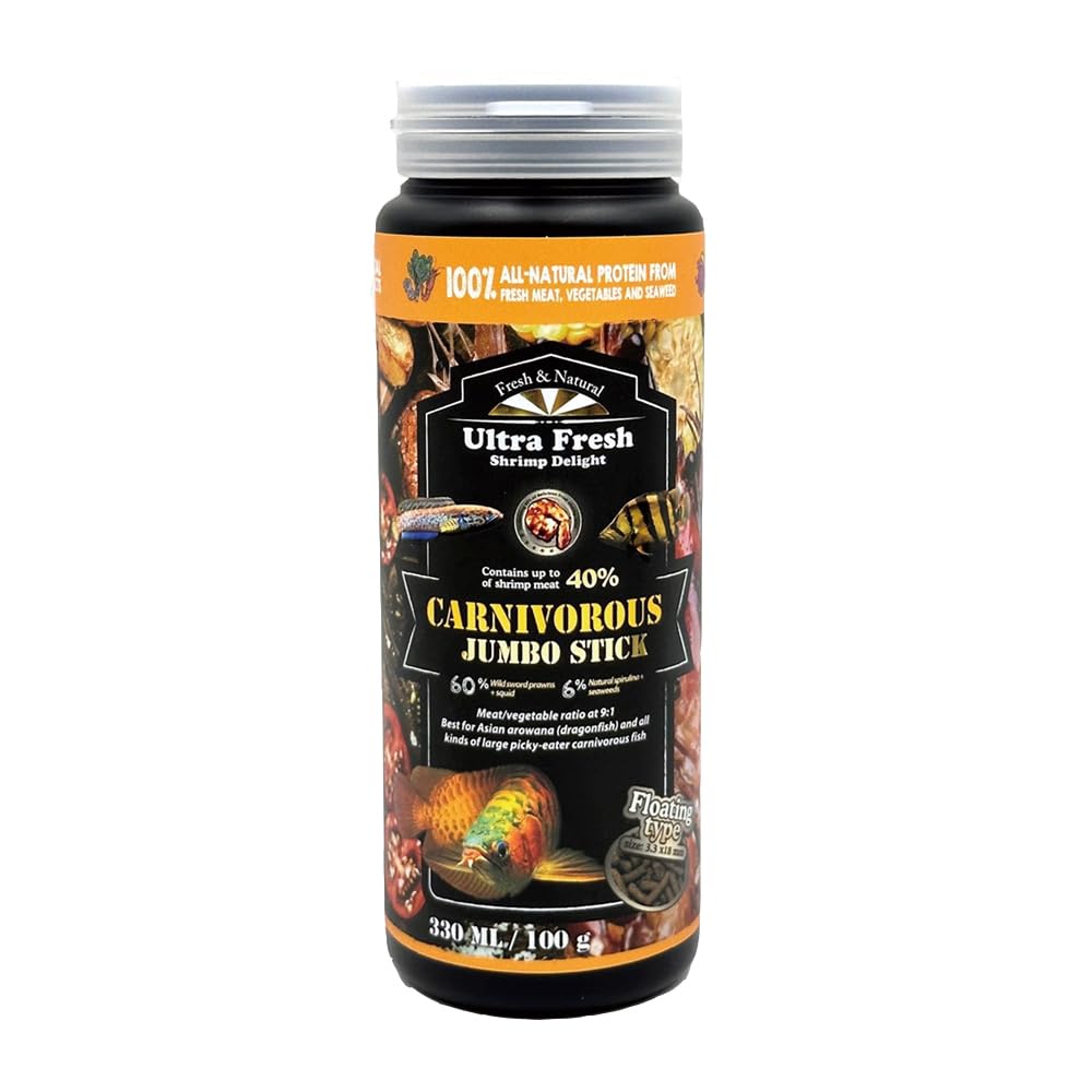 AZOO Carnivorus Jumbo Stick | 330ml - 100g | Ultra Fresh Formula Fish Food (B01M0JVA7U) Amazon Price History, Amazon Price Tracker