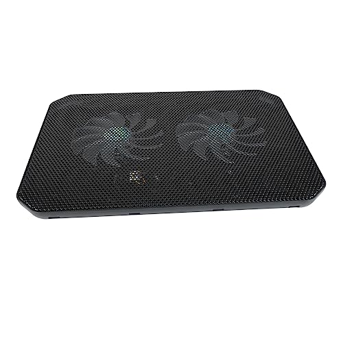 Base de refrigeración para laptop con luces LED y ventilador silencioso miniatura 2