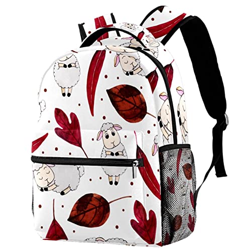 Sac à dos de voyage avec porte-bouteille ergonomique et imprimé tortue de mer