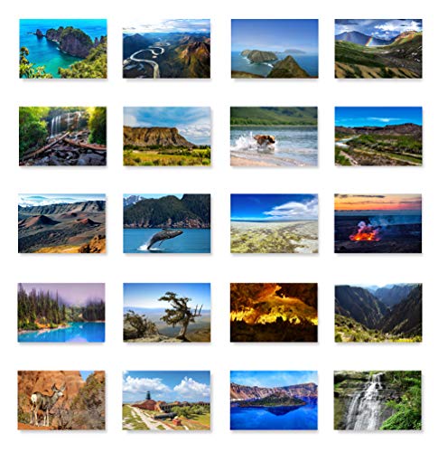 62 US NATIONAL PARKS postcard set of 62 postcards. All 62 United States national parks post card pack. Made in USA. - Thumbnail 6