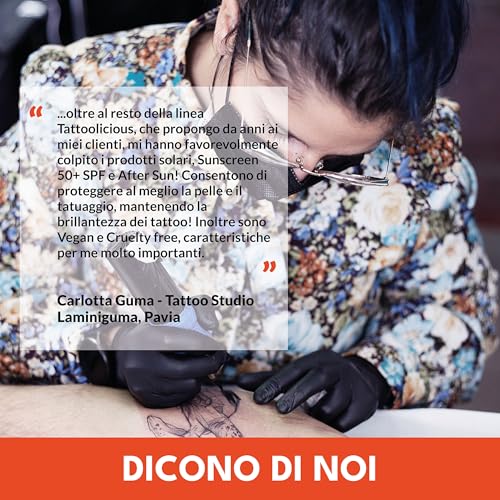 Tattoo Sonnencreme Tattoolicious mit SPF 50+ für tätowierte Haut