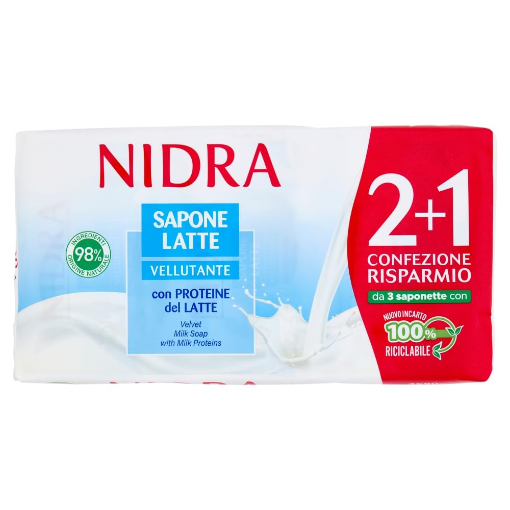 Nidra Mydło Nidra Latte X 3, 270g