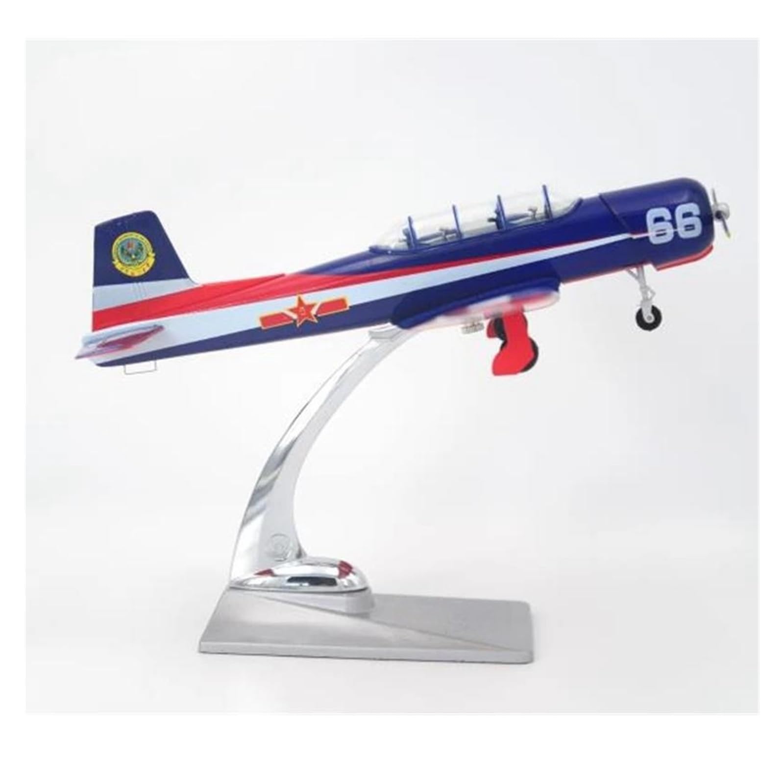 Modèle d'avion CJ-6 en résine à collectionner réplique d'art militaire échelle 1:32