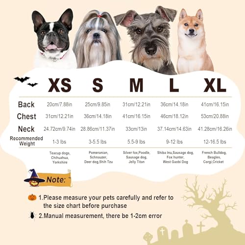 Sudadera con capucha Halloween para perro grande miniatura 6
