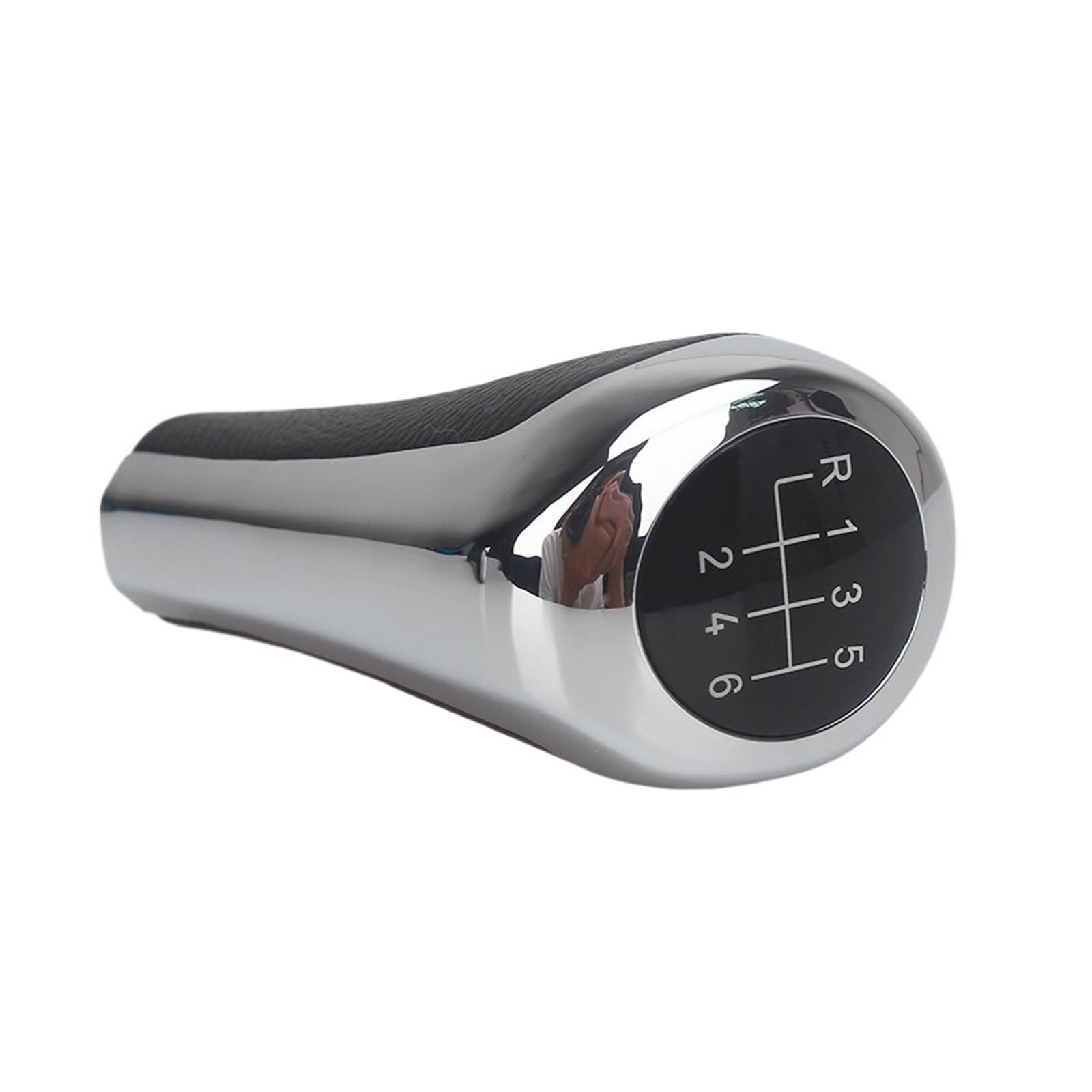 GCHGFJFD Chromed Gear Shift Knob Pen Arm Head Ball for E81 E82 E83 E84 E87 E90 E91 E92 E46 E53 E60 E61 E63 E65 X1 X3 X5 1356Series