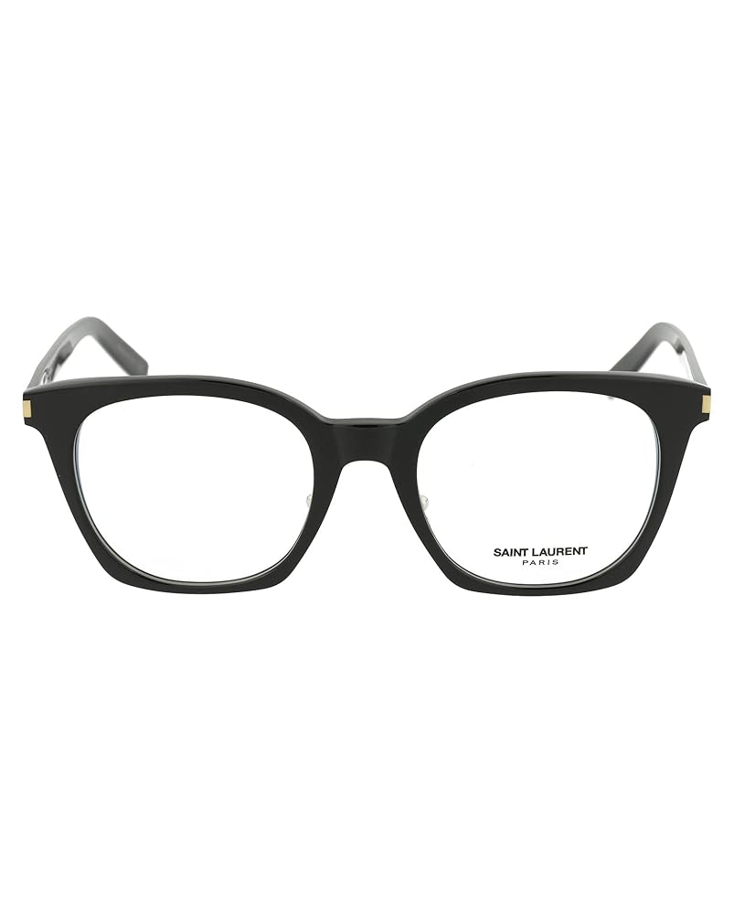 Saint Laurent Square/Rectangle Optical Frames Shiny Black
