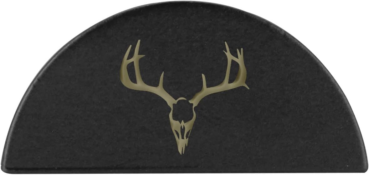 NDZ Performance Grip Frame Plug for Glock 43X 48, Black Aluminum with Dark Blue Laser Engraved Outdoor Images - Choose Image & Engraving Color