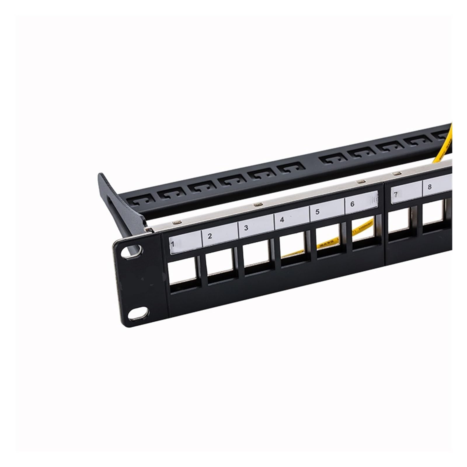Netzwerk 10 Zoll 12-Port 1U leeres Patchpanel