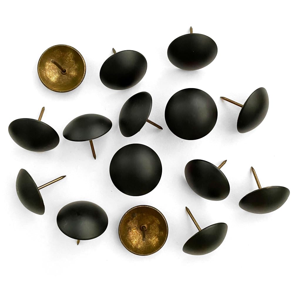 Uxcell 100pcs Gold Upholstery Nail Heads - 8mm Round Decorative Tacks For Furniture & DIY (10mm Tall) - View #8