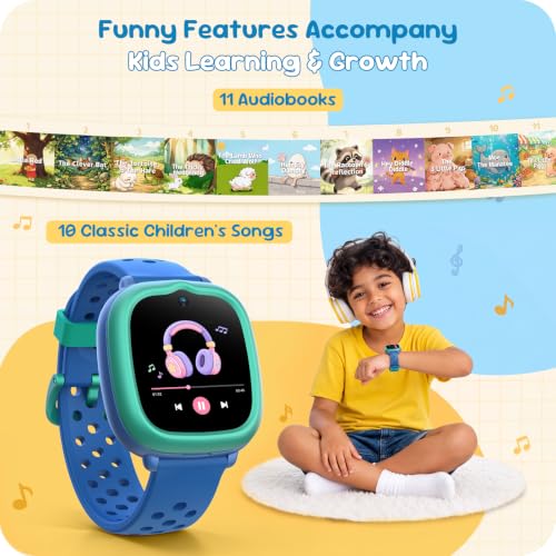 Colorful Kids Smart Watch with 2 bands & bezels - image 4