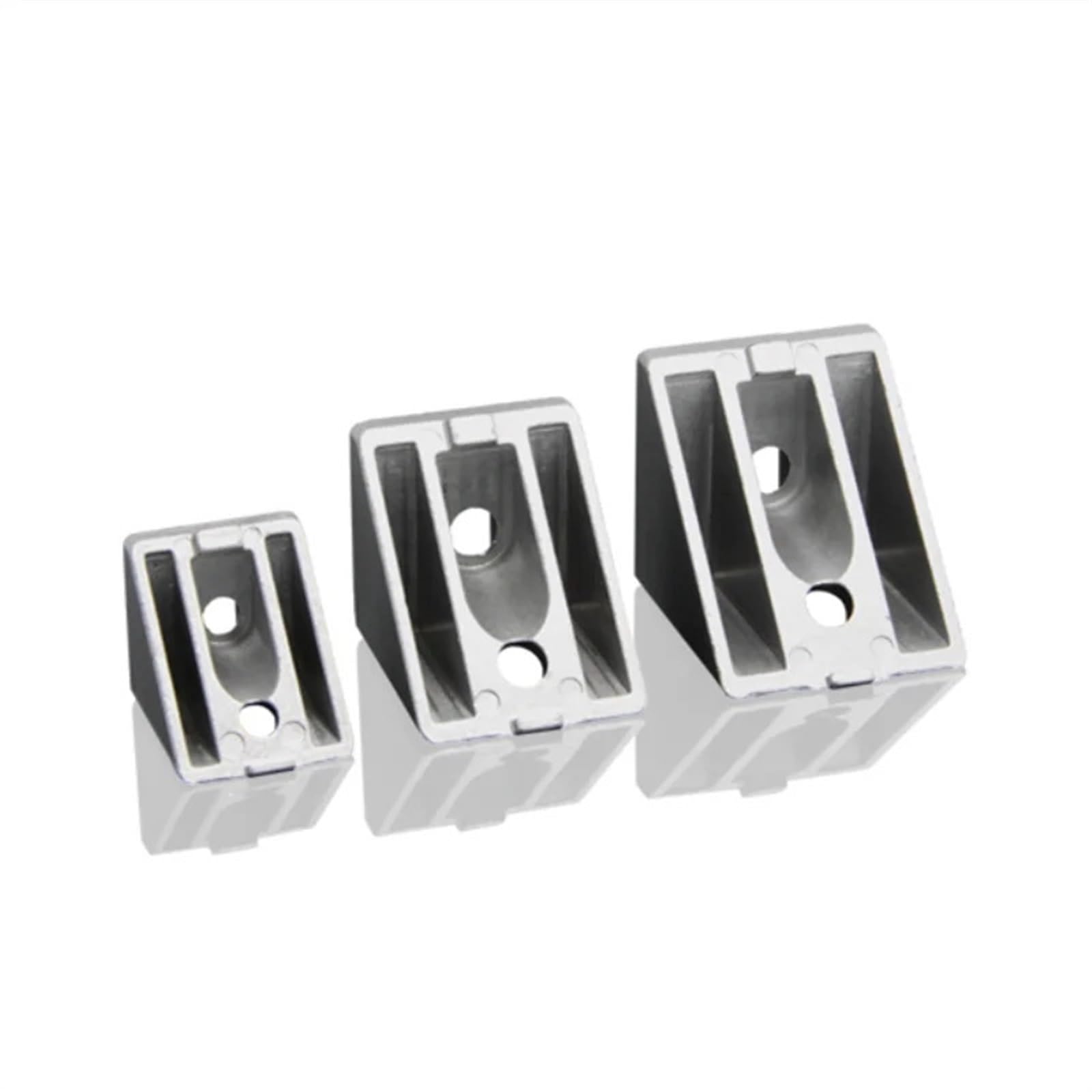 Escuadras Soportes de Esquina 5PCS Accesorios de Perfil de Aluminio - Conectores de Perfil de Aluminio biselados de 45 Grados - Código de Esquina - Accesorios de Esquina(4545)