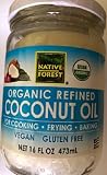 Organic Refined Coconut Oil For Cooking, Frying, Baking Vegan Gluten Free