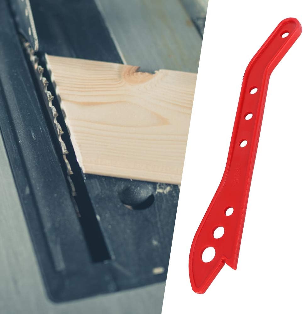 Push Stick for Table Saw Woodworking 16.5 Inch ABS Red Saw Blade Push Stick Router Table Wood Pusher Tool for Carpentry Safety