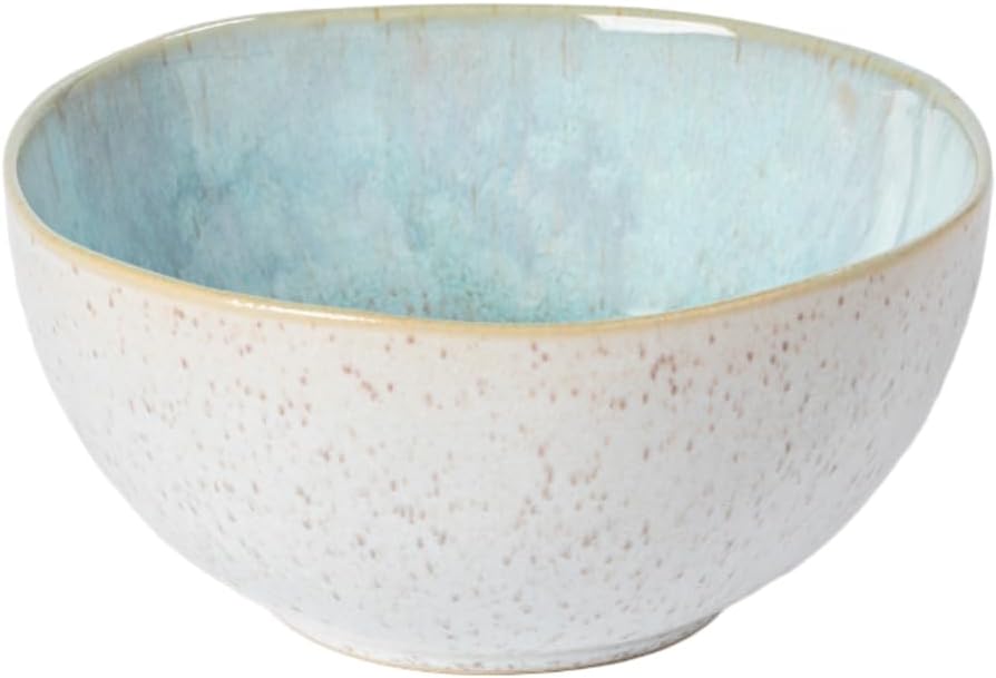 Casafina Ceramic Stoneware 12 oz. Fruit Bowl - Eivissa Collection, Sea Blue | Microwave & Dishwasher Safe Dinnerware | Food Safe Glazing | Restaurant Quality Serveware