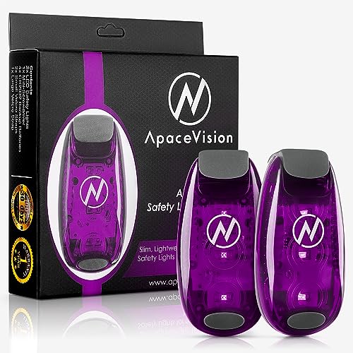 Image of Beaconbright LED Safety Light (2 Pack) - Clip On Strobe /Running Lights for Runners, Dog, Bike, Walking, Boat, Kayak, Stroller and More - High Visibility Accessories for Reflective Gear, Bicycle