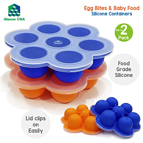 Silicone Egg Bites Molds Compatible with Instant Pot Accessories for 5,6,8 qt Pressure