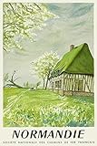 PostersAndCo ™ Normandie CHAUMIèRE Rcgh Poster/Reproduction HQ 50x75cm d'une Affiche Vintage/Ancienne