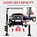 AUTOKATO AM-120SD 12000 Lbs 2 Post Lift 4HP Single Point Lock Release Car Lift Auto Lift Two Post Lift (AM120SD)