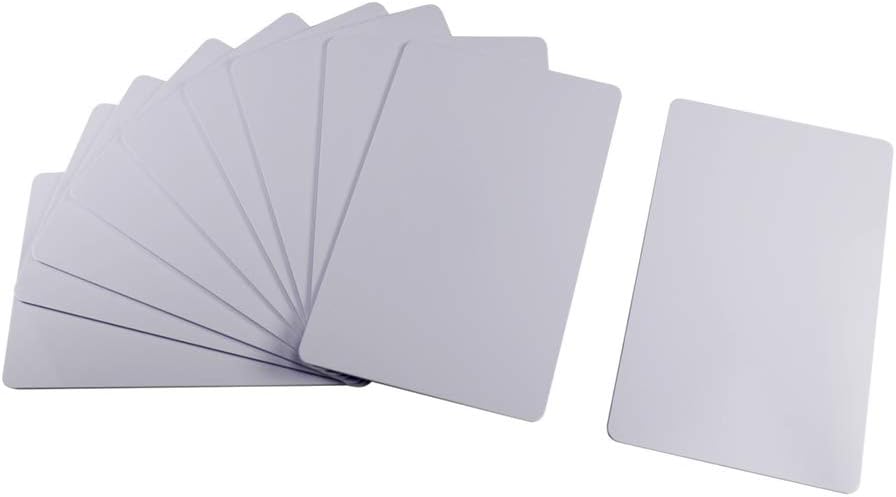 ETEKJOY 10 PCS Writable 125kHz RFID Blank Card Proximity ID Card Key Token Tag Rewritable T5577 Universal