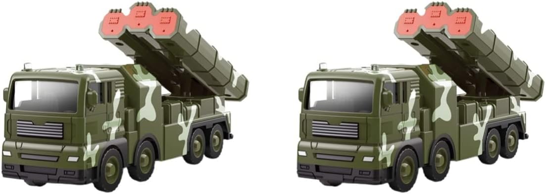 2 Uds Modelo Inercia-D Boy-Coche D Juguetes Batalla Mini Portador Vehículos Die-para Camión Ejército Vehículo Militar Verde Patrón Juguete Niña en Divertido Reparto