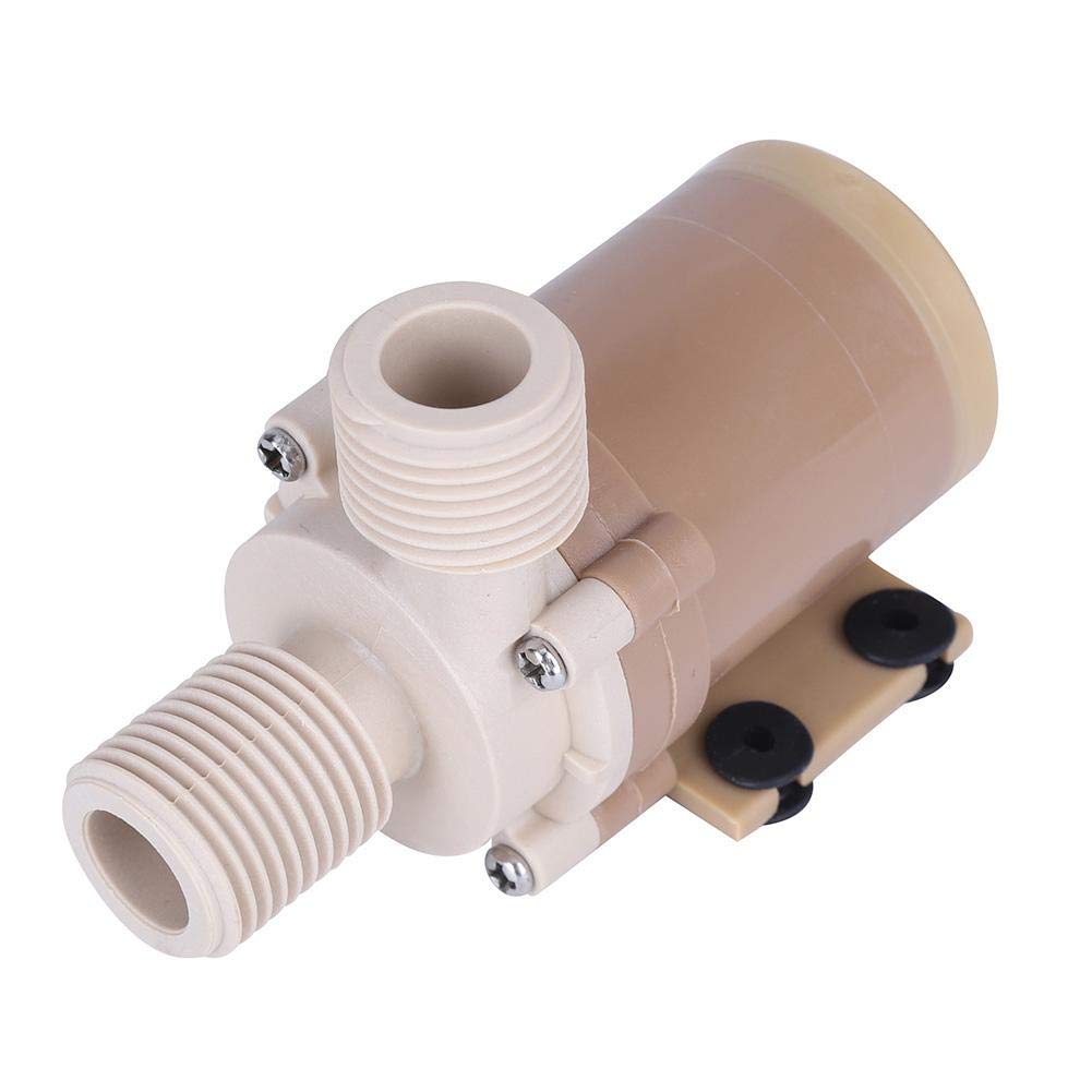 Wasserumwälzpumpe, DC 12 V, Tauchpumpe, Aamphibienpumpe, maximaler Durchfluss 6,5 l/min, Umwälzpumpe für Warmwasser/Kühlung