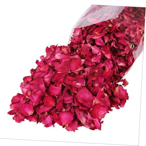 Pétalos de rosa secos naturales para baño y decoración miniatura 3