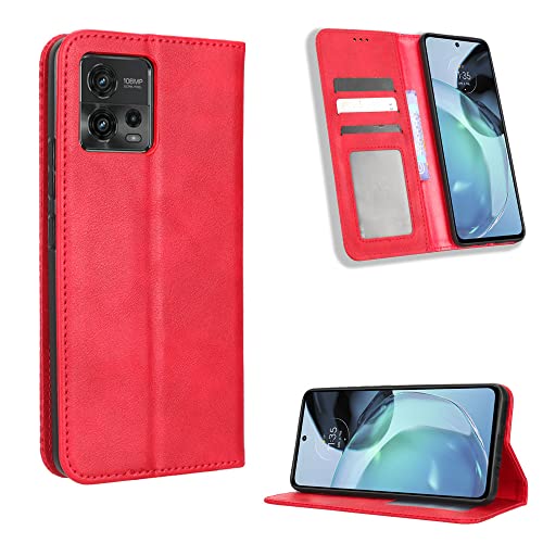Haoye Leather Folio Cover per Motorola Moto G72
