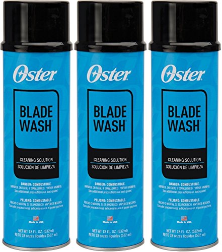 (3 Pack) Oster Blade Wash Liquid Blade Dip 18-Ounces