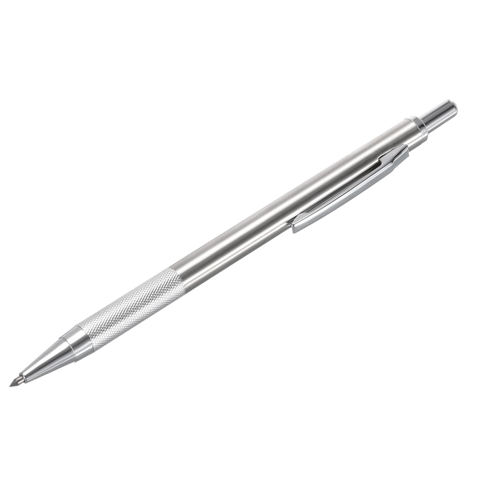 HARFINGTON Tungsten Carbide Tip Scriber with Clip Retractable Pen Etching Pen Carve Engraver Cutting Tools for Metal Glass Ceramics Marble, Silver Tone — Amazon image 3