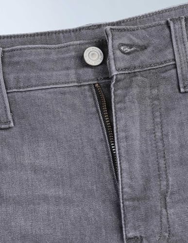 Image of Flying Machine Men's Relaxed Tapered Fit Jeans| Solid | Mid Rise | Stretchable | Jeans for Man