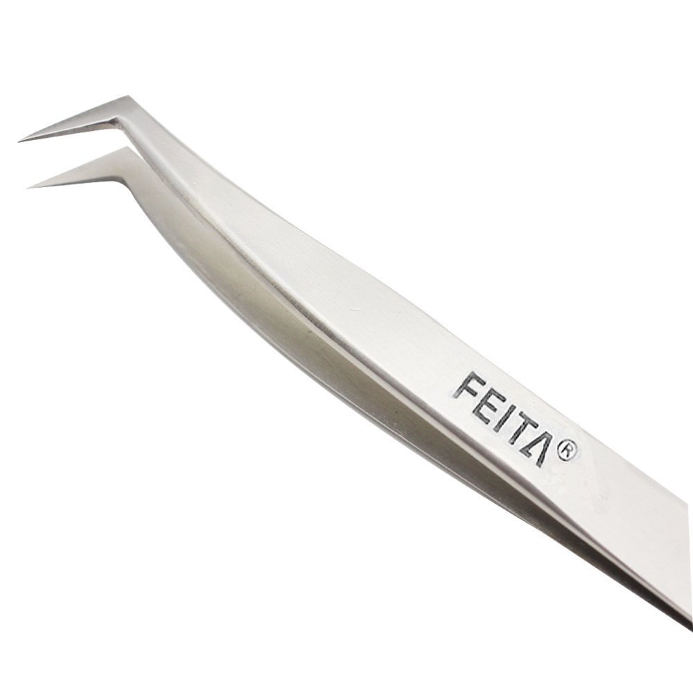 Amazon.co.jp: 精密まつげエクステンションピンセットセット - FEITA