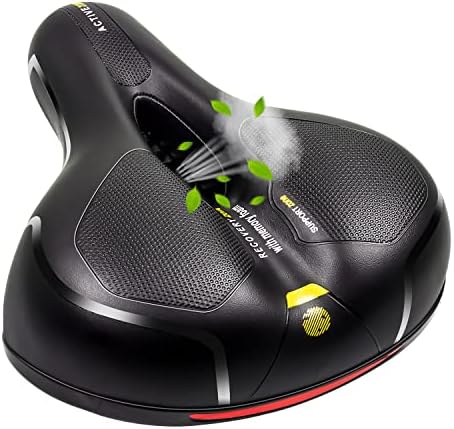 Amazon.com : MSDADA Comfortable Bike Seat-Padded Soft Bike ...