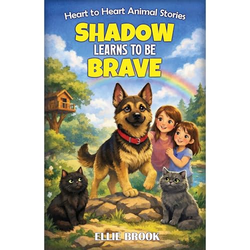 Shadow Learns to Be Brave Audiolibro Por Ellie Brook arte de portada