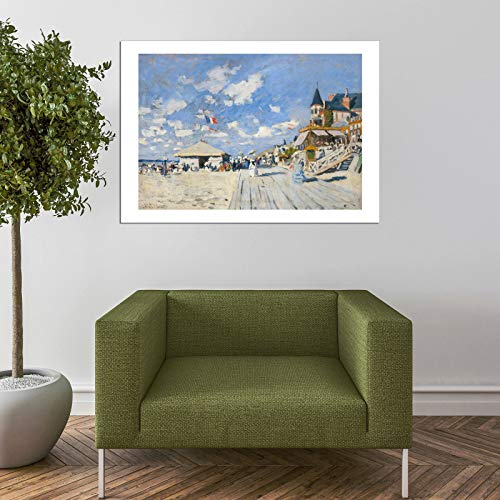 Lámina de Claude Monet de Trouville en papel Archival Matte mediano 7