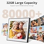 Dragon Touch 15.6 Inch Large Digital Picture Frame - WiFi Digital Photo Frame with 32GB Storage, FHD 1080P Touch Screen, Auto-Rotate, Share Photos/Videos Instantly via Free App Best Gifts for Mom - Image 5