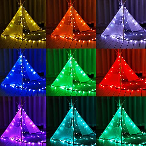 Omika 18 Colors Indoor String Lights With Remote, 16.5Ft 50Led String Lights Bedroom Usb Plug In, Color Changing Christmas Lights Hanging For Dorm Classroom Tapestry Party Garden Patio Wall Xmas Décor thumb #3