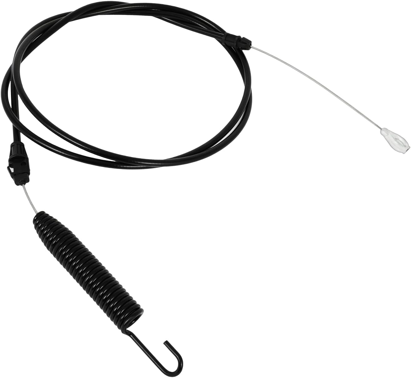 SCITOO 532435111 Mower Deck Engagement Cable for ARIENS 93600 936056 for AYP LT2223A2 LZ11577 LZ11577HRB for Husqvarna CT 126 LTH 1438 Riding Lawn Mower(Cable Length: 74, Conduit Length: 59