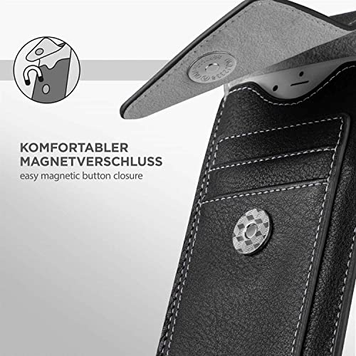 Étui compatible avec Apple iPhone 15 horizontal avec compartiment cartes - 2