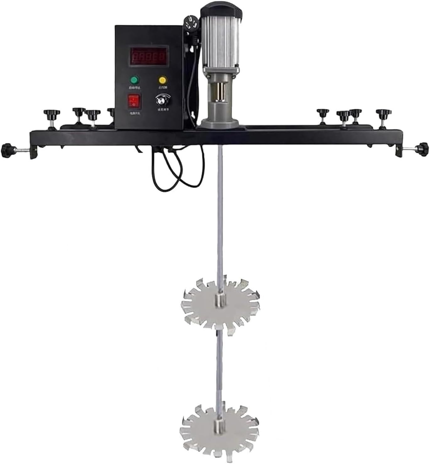 Professional Paint Stirring Machine,980W Electric Tank Mixer Machine, 220V IBC Agitator, with Support Hanger, Paint Mixing Equipment(C)