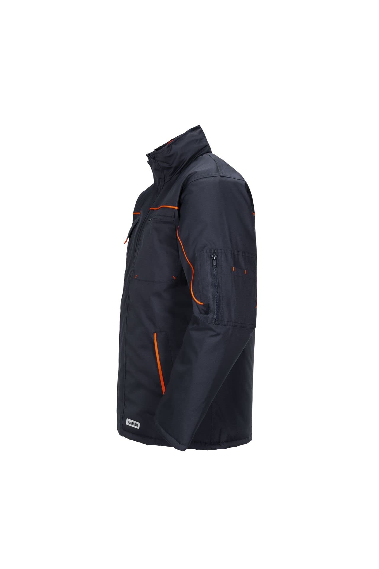 Planam 3536056 Outdoor Piper Jacke, Marine/Orange, Größe XL