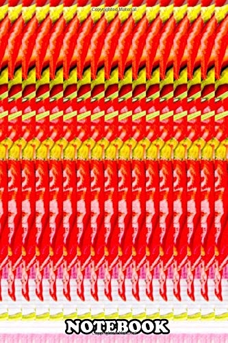 Notebook: Chili Pepper Number 2 , Journal for Writing, College Ruled Size 6"