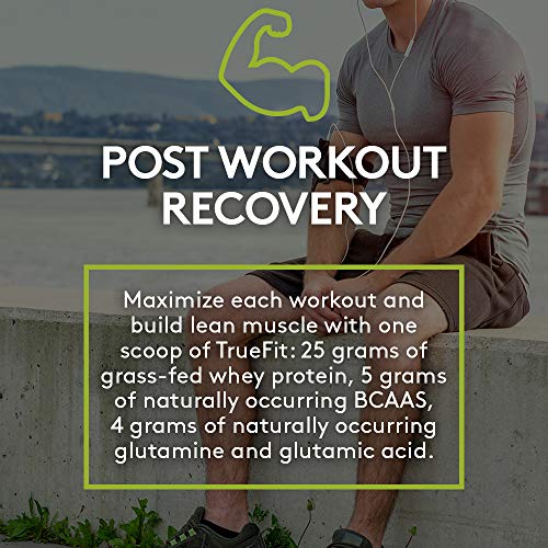 RSP TRUEFIT - Protein Powder Meal Replacement Shake, Grass-Fed, Organic Real Food, Probiotics, MCT Oil, Non-GMO, Gluten Free, No Artificial Sweeteners, 4 LB Vanilla - Thumbnail 4