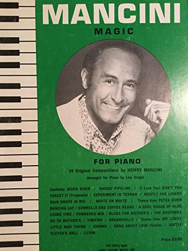 Mancini Magic for Piano B000ICNRJQ Book Cover