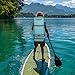 Csafyrt Paddle Board Bag 84L Shoulder Bag Backpack Nylon Kayak Paddle with Waist Belt Buckle Straps, Zippered Portable Surfboard for Paddleboard Surfboard Accessories